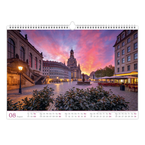 Dresden Kalender 2025 August