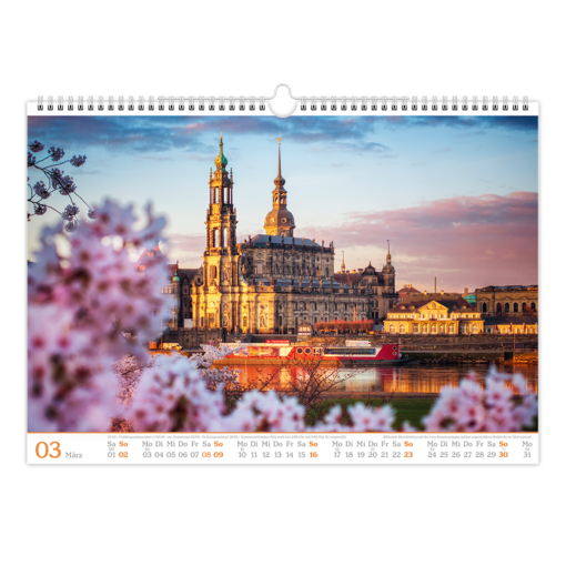Dresden Kalender 2025 März